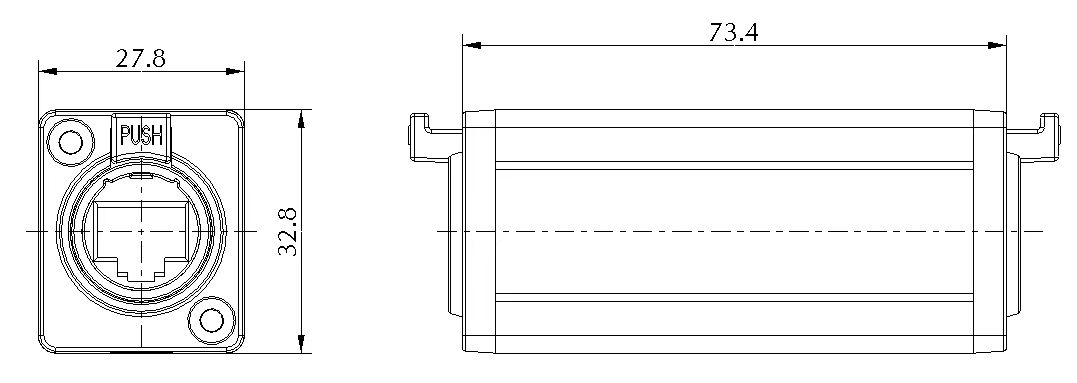 RJ45 Feed-Through Coupler for Cable Extensions (1)